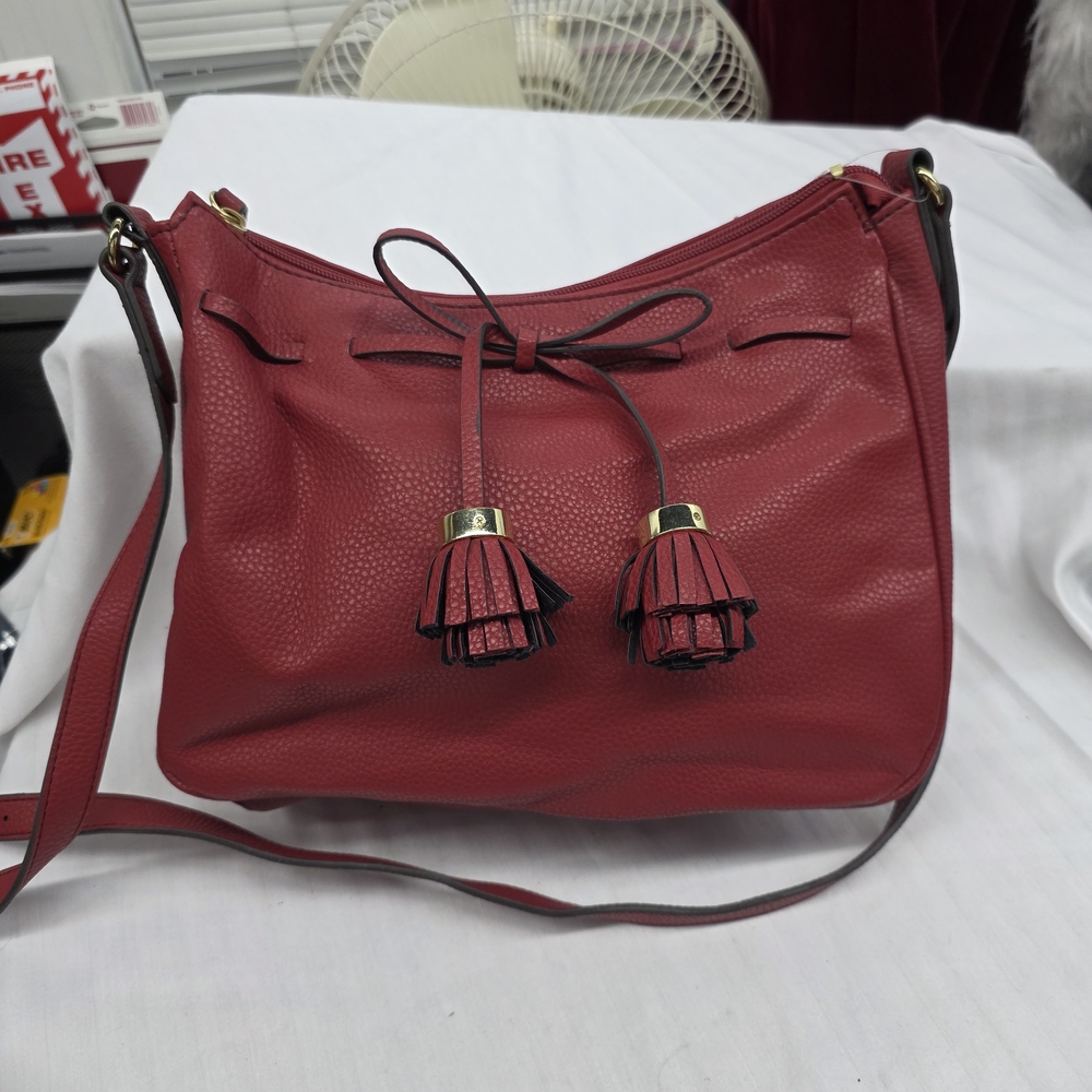 Liz Claiborne Red Leather Women's Bag